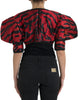 Dolce & Gabbana Elegant Animal Print Coat Jacket