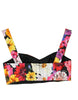 Dolce & Gabbana Exquisite Floral Bustier Crop Top