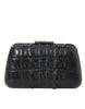 Balenciaga Elegant Crocodile Leather Evening Clutch