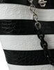 Balenciaga Chic Crocodile Leather Maxi Bucket Bag