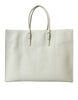 Balenciaga Chic Python Leather Tote in White & Yellow
