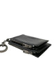 Dolce & Gabbana Black Leather Zip Logo Keyring Coin Purse Keyring Wallet