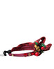 Dolce & Gabbana Red Cherry Sicily Embellished Women Hairband Diadem