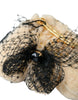 Dolce & Gabbana Beige Teddy Bear Mesh Net Band Hair Clip