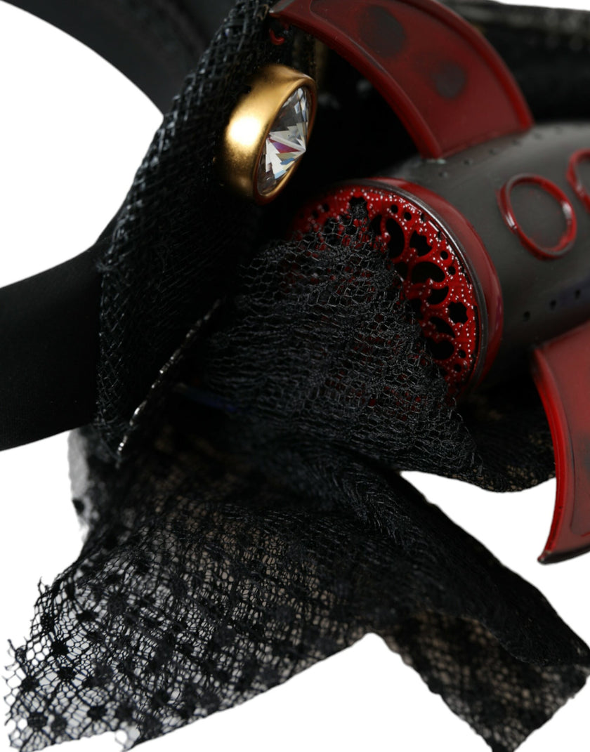 Dolce & Gabbana Multicolor Missile Rocket Crystal Stars Headband Diadem