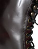 Dolce & Gabbana Chic Bi-Color Leather Mid Calf Boots