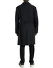 Dolce & Gabbana Black Double Breasted Trench Coat Jacket