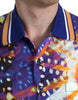 Dolce & Gabbana Multicolor Luminarie Print Cotton Casual Shirt
