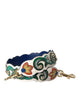 Dolce & Gabbana White Leather Handbag Belt Accessory Shoulder Strap