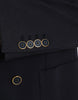 Dolce & Gabbana Dark Blue Crown Bee Double Breasted Blazer