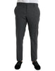 Dolce & Gabbana Gray Plaid Wool MARTINI Formal 2 Piece Suit