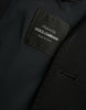 Dolce & Gabbana Black Wool Single Breasted Coat Blazer