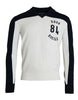 Dolce & Gabbana White Black SICILIA Henley Shirt Pullover Sweater