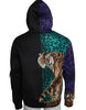 Dolce & Gabbana Multicolor Tiger Hooded Sweatshirt Sweater