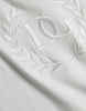 Dolce & Gabbana White Logo Embossed Cotton Crewneck T-shirt