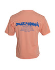 Dolce & Gabbana Coral Cotton Logo Print Short Sleeve T-shirt