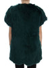 Dolce & Gabbana Exquisite Green Alpaca Fur Long Vest