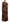 Dsquared² Brown Leaf Sequined Shift One Shoulder Long Dress