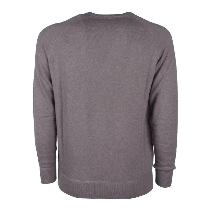 Emilio Romanelli Gray Cashmere Men Sweater