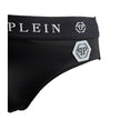 Philipp Plein Black Polyamide Men Swimwear