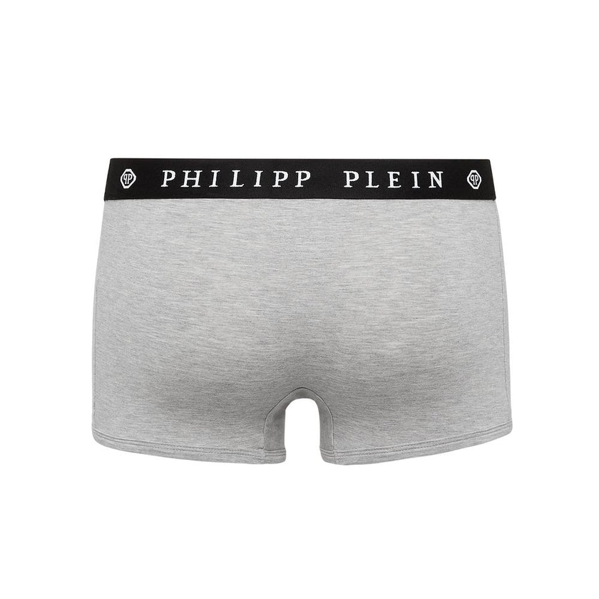 Philipp Plein Brown Cotton Men Boxer Pack