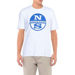North Sails Crisp White Logo Cotton T-Shirt