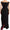 Dsquared² Black Embellish Sleeveless Ribbon Floor Length Dress