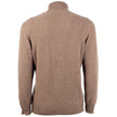 Emilio Romanelli Brown Cashmere Men Turtleneck Sweater