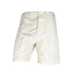 Don The Fuller White Cotton Men's Bermuda Shorts