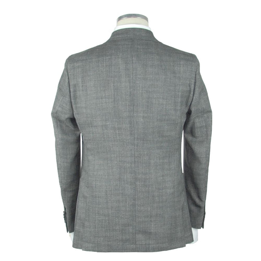 Emilio Romanelli Gray Wool Men's Blazer