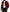 Dsquared² Red Black Tie Dye Collared Men Denim Jacket