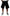 Dsquared² Black Solid Pull On Men Casual Bermuda Shorts