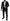 Dsquared² Black Cotton Single Breasted 2 Piece MIAMI Suit