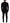 Dsquared² Black Wool Single Breasted 2 Piece LONDON Suit