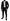 Dsquared² Black Wool Single Breasted 2 Piece LONDON Suit
