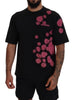 Dsquared² Black Pink Cotton Short Sleeves Crewneck T-shirt