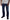 Dsquared² Blue Washed Patchwork Straight Fit Denim Jeans