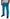 Dsquared² Light Blue Cotton Logo Print Casual Pants