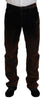 Dsquared² Brown Washed Cotton Straight Fit Casual Denim Jeans