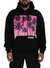 Dsquared² Black Cotton Hooded Printed Men Pullover Sweater