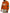 Dsquared² Orange Printed Long Sleeves Men Pullover Sweater