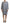 Dsquared² Gray Crystal Embellished Cotton Long Sleeves Dress