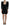Dsquared² Black Polyester Long Sleeves Bodycon Sheath Dress