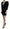 Dsquared² Black Polyester Long Sleeves Bodycon Sheath Dress