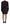 Dsquared² Black Logo Print Long Sleeves A-line Mini Dress