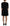 Dsquared² Black Acetate Short Sleeves A-line Sheath Dress