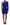 Dsquared² Blue Viscose One Shoulder Bodycon Ruched Mini Dress