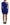 Dsquared² Blue Viscose One Shoulder Bodycon Ruched Mini Dress
