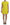 Dsquared² Yellow Nylon Short Sleeves Round Neck Mini Dress