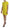Dsquared² Yellow Nylon Short Sleeves Round Neck Mini Dress